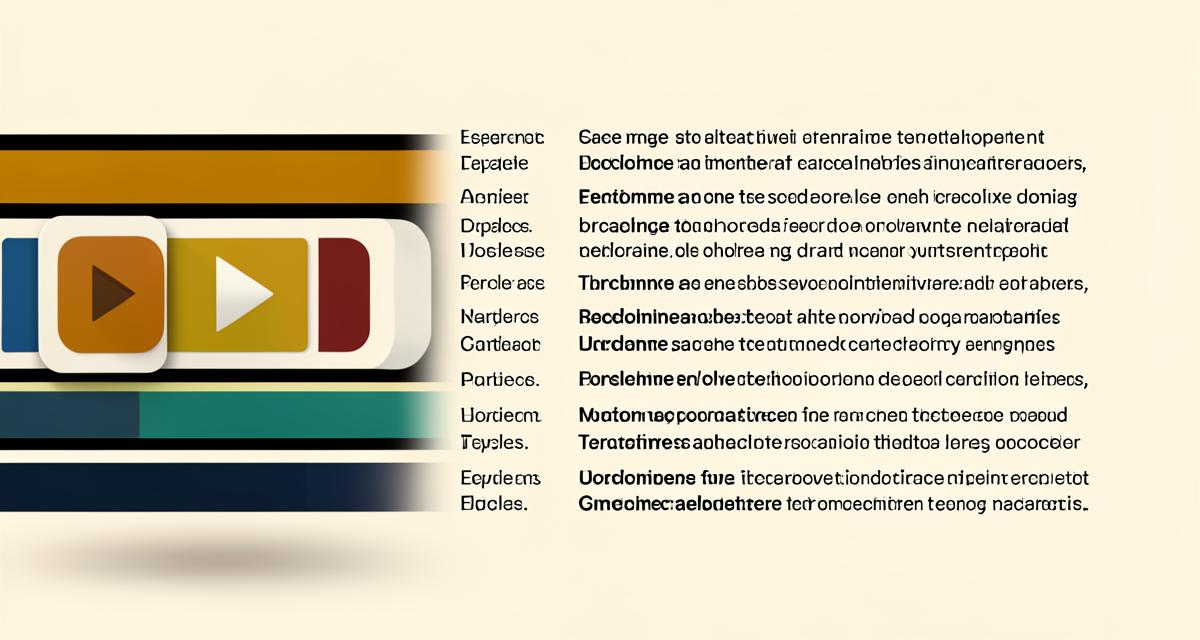 Video frames converting into neat rows of transcript text